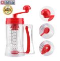 Manual Pancake Machine Cake Tools Hand Crank Blender Batter Mixer Dispenser Blender Machine Baking Tool. 