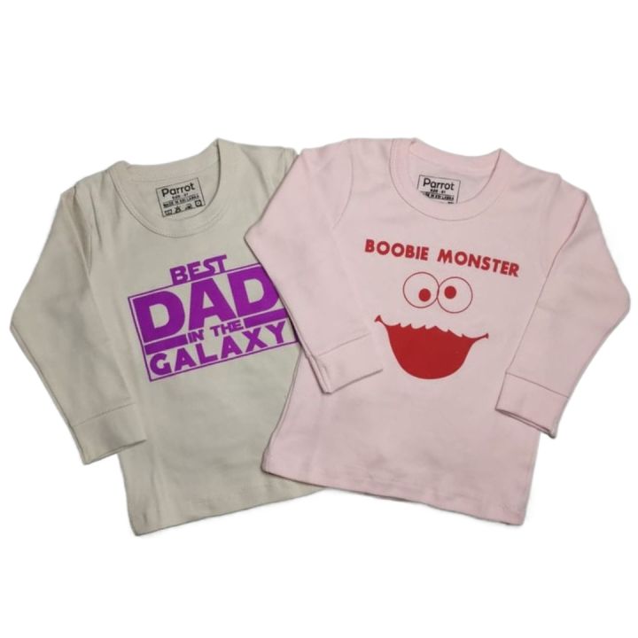 kids%20cotton%20Long%20sleeve%20T-shirt%203%20pieces%20for%20baby%20boy%20and%20girl%20unisex%20-%20Image%202