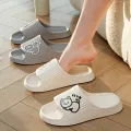 Women Slippers Bath Thick Platform Non-Slip Home Cat Cartoon Flip Flops 2023 Summer Beach Sandals Ladies Slides Indoor Shoes. 