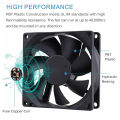 80x80x25mm Dc 5v 12v 24v Brushless Cooling Fan 2-Pin High Performance Strong Quiet 8025 Fan For Computer Case Amplifiers. 