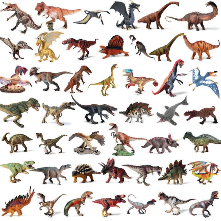Jurassic%20Childrens%20Toys%20Realistic%20Wild%20Animal%20Figurines%20Tyrannosaurus%20Rex%20Mosasaurus%20Dinosaur%20Model%20Set%20-%20Image%205