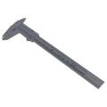 0-80mm/150mm 0.5mm Vernier Caliper Double  Scale Plastic Vernier Caliper Measuring Student Mini Tool Ruler DIY Model Making-150mm gray. 