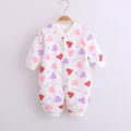 Yfashion Baby Romper Infant Cotton Long Sleeves Cute Printing Breathable Jumpsuit For 0-1 Years Old Boys Girls Cotton. 
