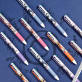 Deli Pen 2pcs Kawaii Naruto 4 In 1 Multicolored Ballpoint Pens For School Supplies Japanese Pens Anime Kids Stationery. 