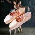 Professional Satin Ballet Pointe Shoes & Ribbon Dance Toe Shoe US3-9 34. 