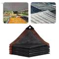 Shade Cloth with Reinforced Grommets Sunblock Mesh Durable Shading with 6 Lines Edges Shade Net for Greenhouse, Balcony, Yard , 4mx5m. 