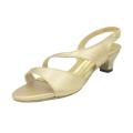 Ladies Fancy Heels Gold. 