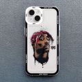 Rapper 2pac Singer Tupac Phone Case for Iphone 11 12 Mini 13 15 Pro Max SE2 14 7 8 Plus X XS XR Soft Shockproof Back Cover Funda. 