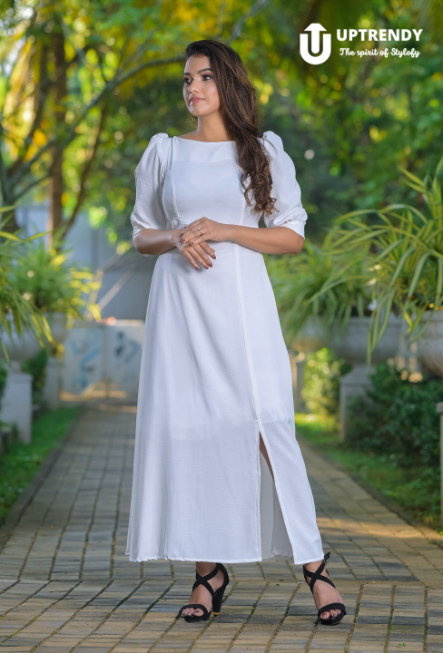 UpTrendy%20Long%20frock%20%7C%20Dresses%20for%20women%20%7C%20White%20dress%20with%20side%20pockets%20-%20Image%204