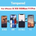 RJ Screen For iPhone 11 12 mini X Xs Max 13 promax LCD Display Touch Screen Digitizer Assembly No Dead Pixel Replacement Parts. 