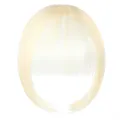 Synthetic Wig Blunt Bangs Hair Accessories Fringe False Hairpiece Fake Bangs Brown Clip in Bang Hair Extension Women. 