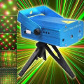 Laser Stage Lighting LED Mini Stage Light Laser Projector Club Dj Light Disco Light Party Light Laser Dot Light with Metal Body. 