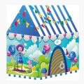 Toys House Hut Type Kids Toys Jumbo Size Play Tent House for Boys and Girls Tent House for Kids for Indoor and Outdoor (Circus House) |237 |239  |236 |KU395LKUGH |BLACKITO. 