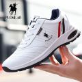 Paul Leather Men's Shoes2023Spring and Autumn New Sports Shoes Men's Casual Leather Shoes Air Cushion Shoes Men's Easy Wear Shoes. 