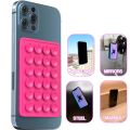 Suction Phone Case Mount,Sillicon Adhesive Phone Accessory for iPhone Android,Hands-Free Fidget Toy Mirror Shower Phone Holder. 