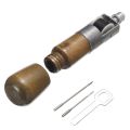 Set Leather Craft Automatic Stitching Sewing Awl Tool + + Wrench Hand-stitching Tool Kit. 