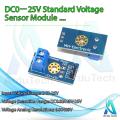Standard Voltage Sensor Module DC0－25V Test Electronic Bricks For Robot, Arduino, Nodemcu, IOT Projects, Home automation and etc. ardutech. 