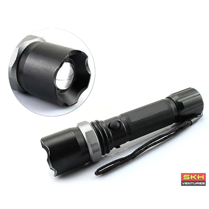 Flashlight%20Torch%20SWAT%203.7V%20LED%20Rechargeable%20Flashlight%20Heavy%20Duty%20-%20Image%202