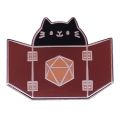 RPG DnD D20 Dice Game Dungeon Master Enamel Pins Metal Brooch Badge Fashion Jewellery Clothes Hat Backpack Accessory Gifts. 