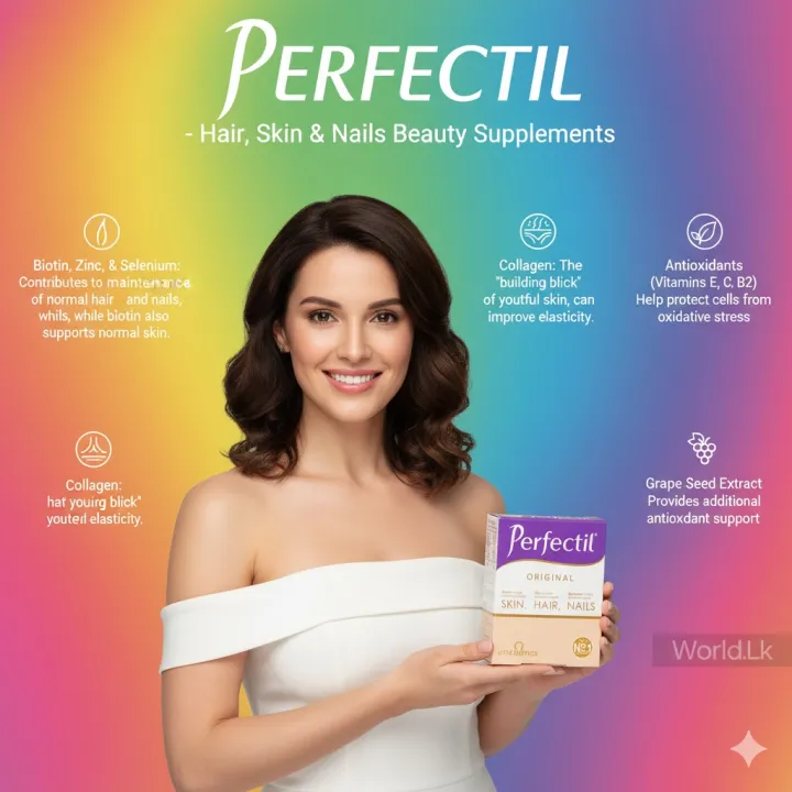 Perfectil Extra UK PERFECTIL Extra Support Hair, Skin & Nails Supplement Phsn Capsules ...