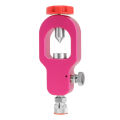 CO2 Tank Test Valve Easy To Install Polished Anti Oxidation Stainless Steel Aluminum Alloy CO2 Filling Valve for Gas Refilling. 