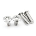 Inspection ToolsM3 M4 M5 M6 M8 304 Stainless Steel Large Flat Hex Hexagon Socket Allen Head Furniture Rivet Screw Connect Joint Bolt. 