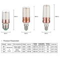 3 Color Temperatures Integrated SMD LED Corn Lamp E27 AC85V - 265V Warm White High Light Energy Conservation Small LED Light Bulb 12W. 