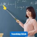 Professional Stainless Steel Finger Reading Sticks Telescopic Rod Finger Design Teaching Stick Educational Learning Toys School Office Supplies. 