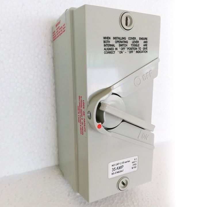 IP65 AC Isolator Switch 4 Pole  30A