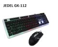 JEDEL GK112 Gaming Keyboard + MOUSE COMBO With LED RGB BACKLIGHT USB GK112/Jedel GK110+. 
