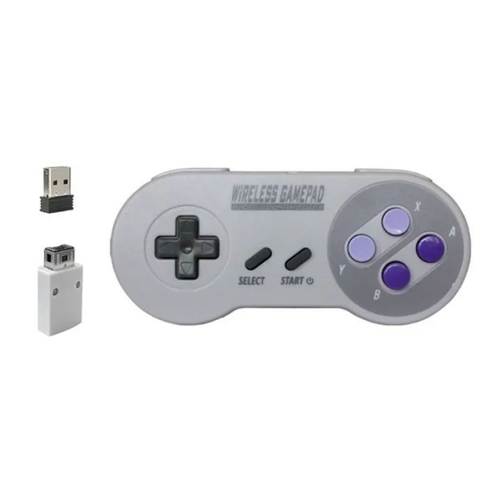 (GGBR)%202X%20Game%20Controller%20Wireless%202.4G%20Gamepad%20Joypad%20Joystick%20Compatible%20for%20SNES%20Mini%20PC%20NS%20Switch%202%20Color%20Buttons%20-%20Image%203