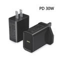 PD 30W USB C Wall Charger - PD Fast Charger Type-C Power Adapter. 