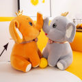 Crown Elephant Soft Toys Plush Toys Elephant Toys Best Kids Gift ( 70 cm) Soft Like Big Teddy Bear. 