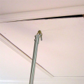 (GGBR) Complete Ladder Pull Down System Kit Attic Stair Pull Kit, Includes 1 Attic Extension Rod Up to 40 Inches 1 Storage Hook. 