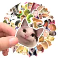 20/40pcs Cat Dog Meme Stickers Funny Animal Social Media Meme Stickers for Laptop Scrapbook Journal Kids Girls Boys Stickers. 