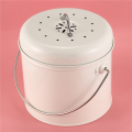 2X Compost Bin 3L - Stainless Steel Kitchen Compost Bin - Kitchen Composter for Food Waste - Coal Filter. 