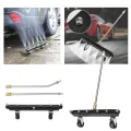 Pressure Washer Under Carriage Cleaner Power Washer Attachment for Car Chassis Cleaning Equipped 6 Fan Nozzle Ground. 
