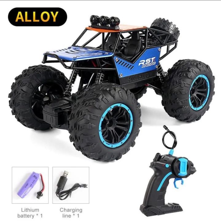 Remote Control truck with off road tires LED Lights RC drift cars