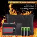 Fireproof Document Bag,Waterproof and Fireproof Document Bags,Fireproof Money Bag for A4 Document Holder. 