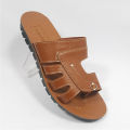 Gent's Slipper -Fashion Footwears- Men's Footwears -Gent's slides - Brown. 