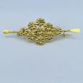 ESH Gold plated Stylish Flower Theme Kandiyan saree Brooch / Saree Pin For Women. 
