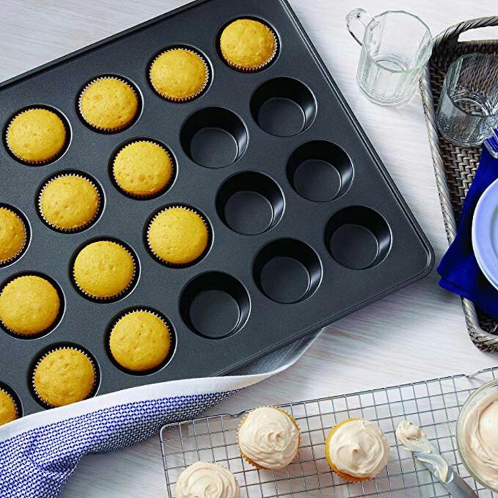 Mini Cupcake Tray Nonstick 24 piece / Mini Muffin Cupcake Tray