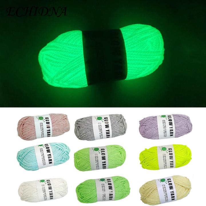 Yarn for Pom-poms Magical Glow in the Dark Wool Yarn Perfect for Sewing Knitting Crochet Diy Crafting Supplies Bulk Yarn Set