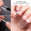 PUENTE New 15ML Peel Off Base Coat Clear Function UV Nail Gel No Need Remover Peelable Varnish Nail Tips Glue Gel No Hurt Nails. 