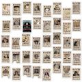80PCS Anime One Piece Wanted Posters Stickers DIY Fridge Phone Suitcase Laptop Notebook Car Wall Cool Sticker Kids Toy. 