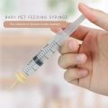 New Style Pet Oral Syringe For Milk Medicine Nursing Newborn Pet Feeding Tool For Kitten Milk Syringe Dog Cat Feeder Kit. 