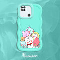 BILI for Redmi 9C Redmi 10A Back Cover BTS Doll Pattern Design Wavy Soft Silicone Mobile Phone Covers. 