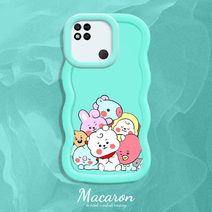 BILI%20for%20Redmi%209C%20Redmi%2010A%20Back%20Cover%20BTS%20Doll%20Pattern%20Design%20Wavy%20Soft%20Silicone%20Mobile%20Phone%20Covers%20-%20Image%202