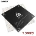 Heat Paper 3D Printer Heat Bed Coordinate Hot Bed Surface Sticker Black for Printer Platform. 