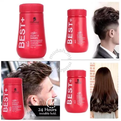 Best+ Schwarzkopf Hair Powder (bhd), Dust Hairspray Hair Volumizing Matte Hair Fluffy Powder Styling Products, Hair Styling Powder for Men and Women, 10g